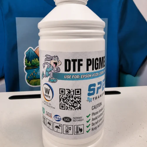 White DTF pigment ink 1kg bottle for Epson printers in Austin TX