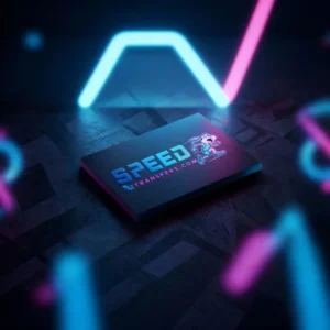 Custom Business Card Printing sample showing premium square business cards with crisp design