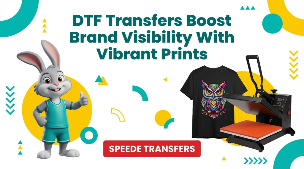 DTF transfers boost brand visibility on custom apparel using heat press printing