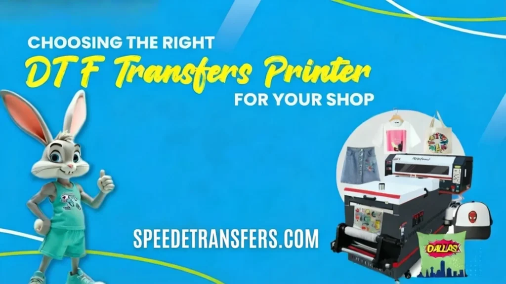 DTF printer for small business showcasing a compact DTF transfers printer setup for custom apparel printing
