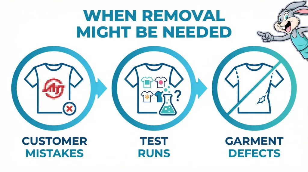 DTF Removal Scenarios