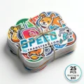 25 pcs custom stickers stack tied bundle starting at 32 dollars from SpeedETransfers