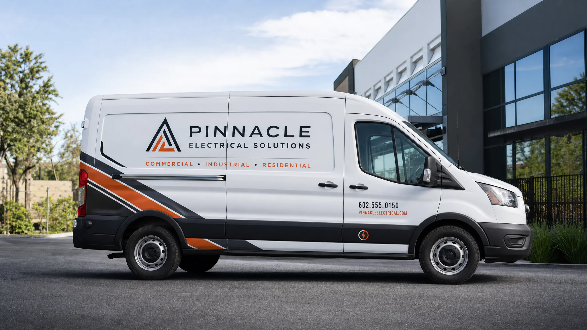 Commercial Vehicle Wraps Austin 3 Commercial van partial wrap graphics Austin
