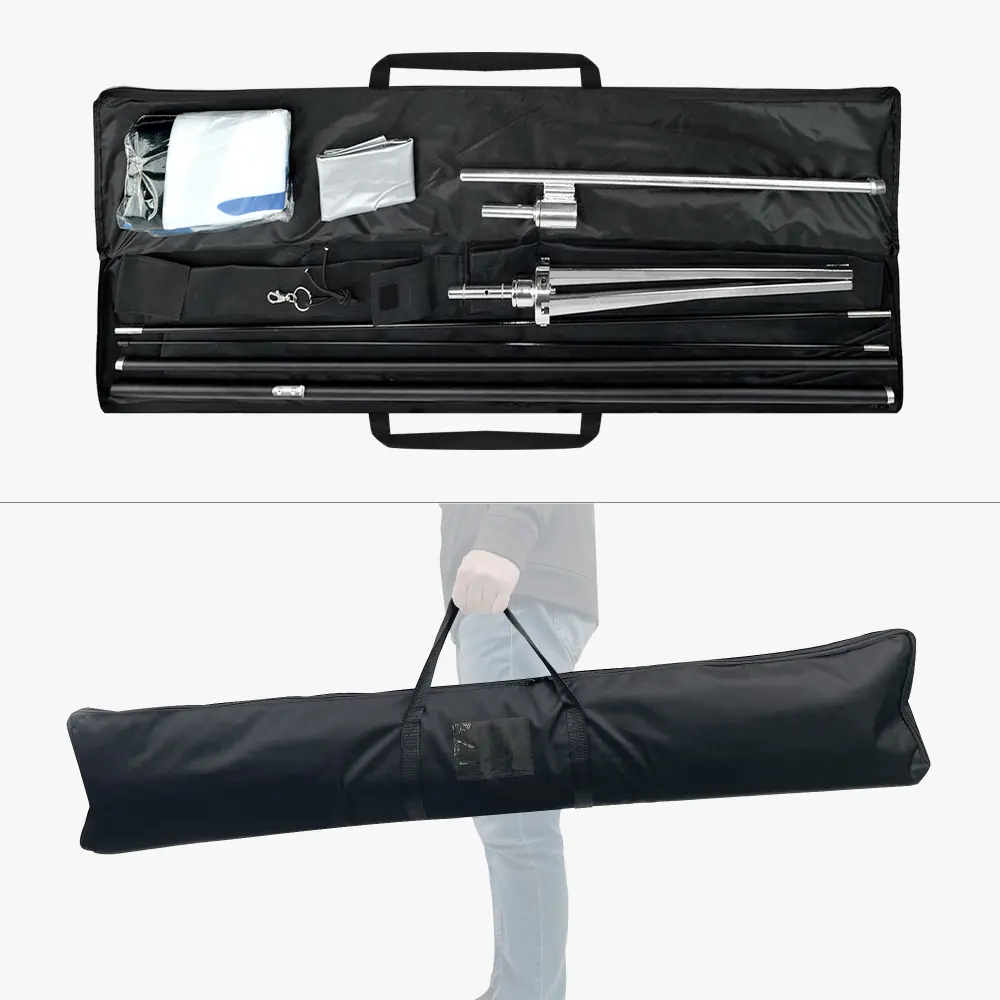 Feather flag pole kit carry bag